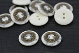 Marble Effect Plastic Button