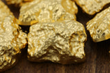 Gold Plastic Shank Button