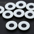 Plastic Button Black White 18mm 2-Hole