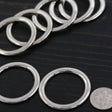 Metal Ring 30mm Silver 4-Pack