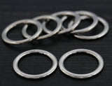 Metal Ring 30mm Silver 4-Pack