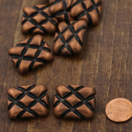 Plastic Copper Shank Button