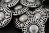 Metal Shank Button 22mm Silver
