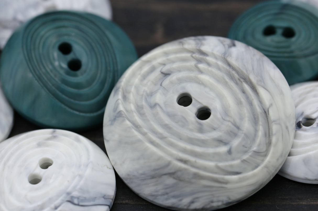 Plastic Button Carrera Marble 2-Hole