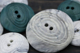 Plastic Button Carrera Marble 2-Hole