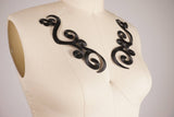 Embroidery Applique Swirled Design Patch