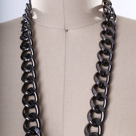 Fashion Chain Gunmetal Aluminum 20mm