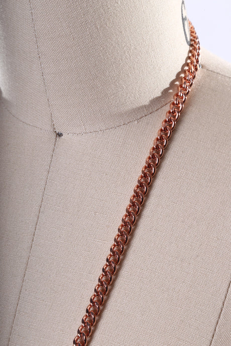 Metal Jewelry Chain Trim 6mm Rose Gold