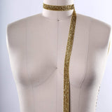 Glitter Elastic Trim Gold 5/8"