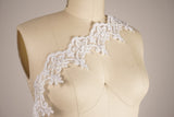 Bridal Lace Trim White Ivory Scalloped