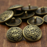 Antique Brass Shank Button
