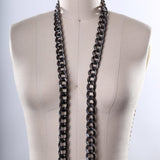 Fashion Chain Gunmetal Aluminum 20mm