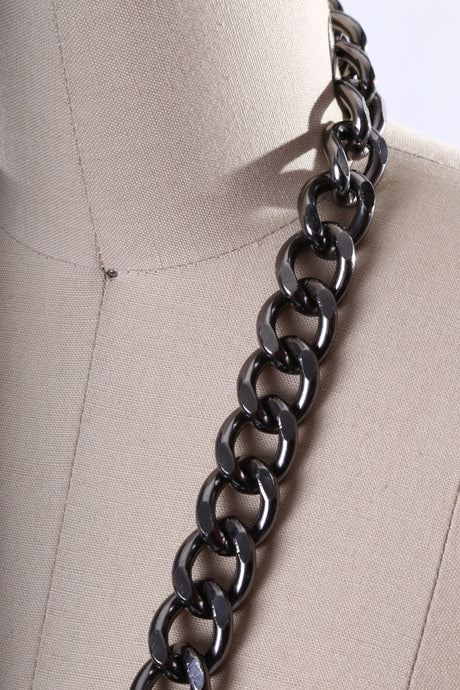 Fashion Chain Gunmetal Aluminum 20mm