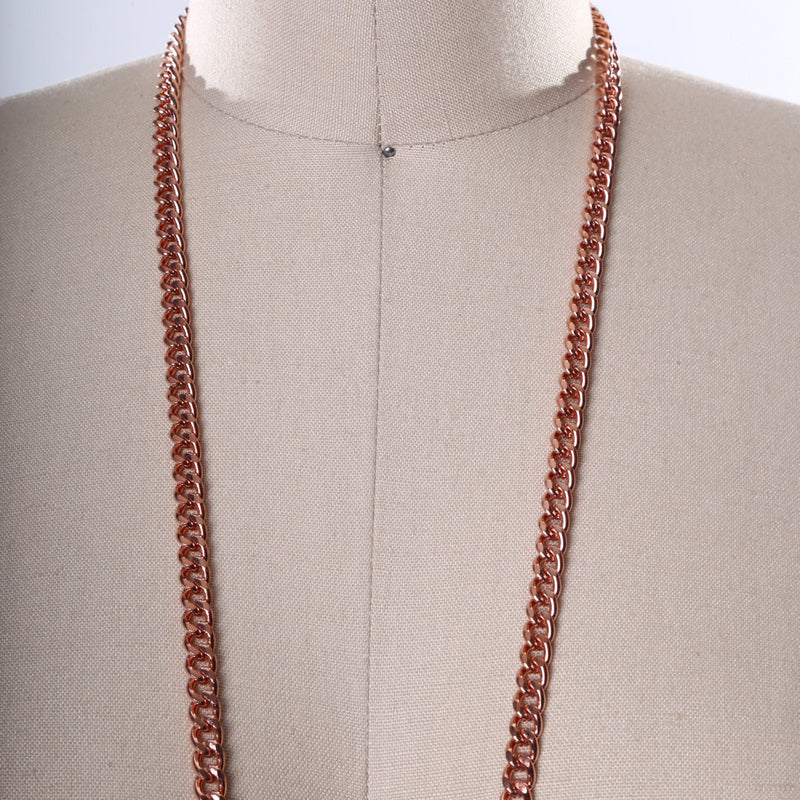 Metal Cord Chain Trim 6mm Glossy