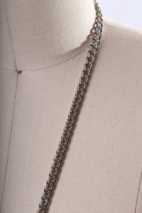 Metal Chain Trim 6mm Silver