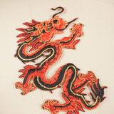 Dragon Embroidery Patch Pair