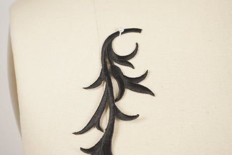 Iron-On Leaf Applique Pair