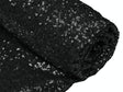 Sequin Fabric Black 1-Way Stretch