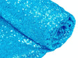 Turquoise Sequin Fabric by the Yard