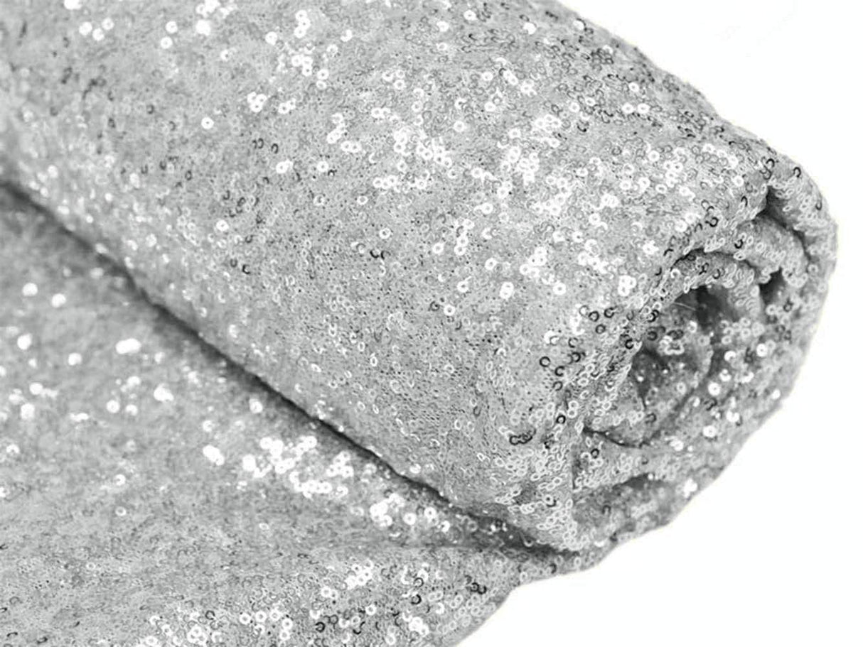 Silver Sequin Fabric
