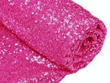 Sequin Fabric Fuchsia Pink By The Yard