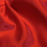 Stretch Satin Charmeuse Tomato Red