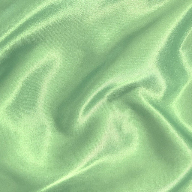 Charmeuse Bridal Satin Fabric Mint