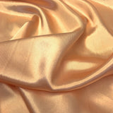 Peach Silk Satin 1-Way Stretch Charmeuse