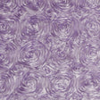 Rosette Satin Fabric Lavender