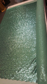 Sequin Stretch Mesh Aqua Mint