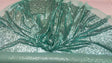 Sequin Stretch Mesh Aqua Mint