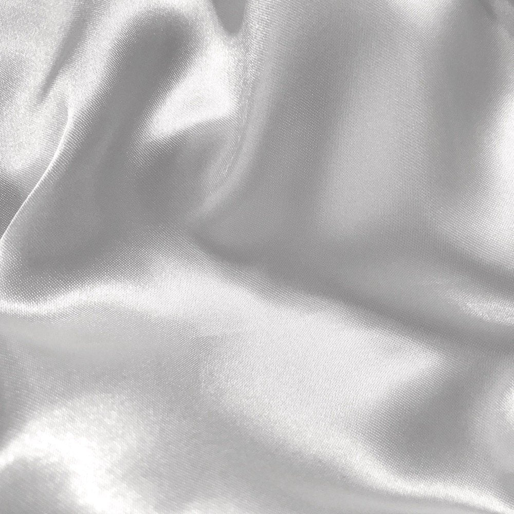 Charmeuse Bridal Satin Fabric White