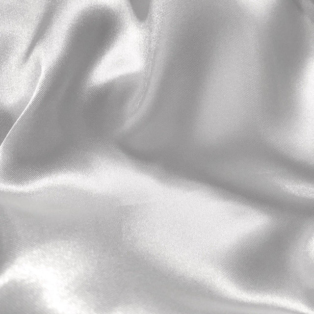 Charmeuse Bridal Satin Fabric White