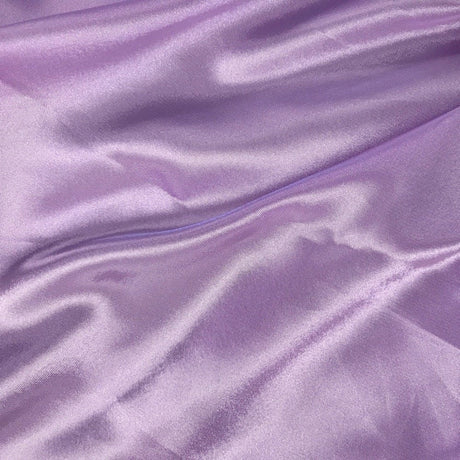 Charmeuse Bridal Satin Fabric Lavender