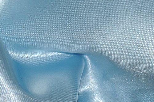 Charmeuse Bridal Satin Fabric Light Blue