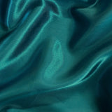 Charmeuse Bridal Satin Fabric Teal