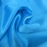 Charmeuse Bridal Satin Fabric Turquoise