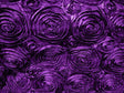Rosette Satin Purple Fabric