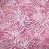 Rose Satin Fabric 3D Pink