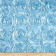 Rosette Satin Baby Blue Fabric