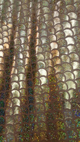 Gold Iridescent Stretch Fabric