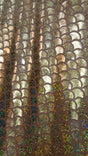Gold Iridescent Stretch Fabric