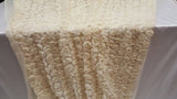 Ivory Floral Lace Mesh Bridal Fabric