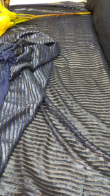 Sequin Mesh Fabric Royal Blue