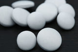Bridal Satin Metal Backing Button
