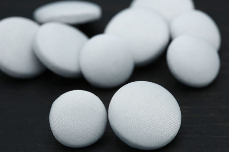 Bridal Satin Metal Backing Button