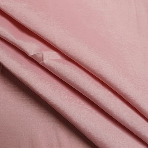 Stretch Taffeta Fabric Light Pink Iridescent