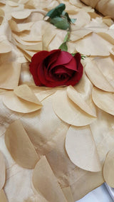 Gold Geometric Taffeta