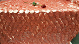 Taffeta Coral Petal Leaf Geometric