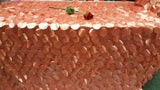 Taffeta Coral Petal Leaf Geometric